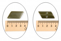 Ткань Пуговица пластик.№432(40*17мм) оптом и в розницу