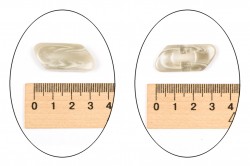 Ткань Пуговица пластик.№431(34*15мм) оптом и в розницу