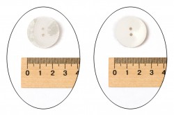 Ткань Пуговица пластик. №337 (26мм) оптом и в розницу