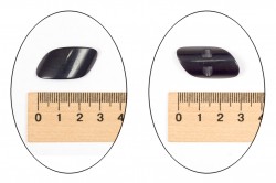 Ткань Пуговица пластик.№441(32*16мм) оптом и в розницу