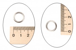 Ткань Кольцо метал. №53а (15мм) оптом и в розницу