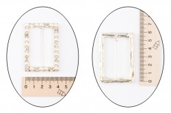 Ткань Пряжка пласт. №28 (40*60мм) оптом и в розницу