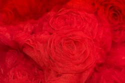 Фото 2 Ткань Гипюр Розы из сетки