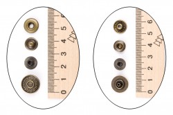Ткань Кнопка Джинс. Метал. №56(15мм) оптом и в розницу