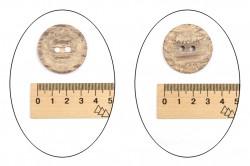 Ткань Пуговица пластик. №392 (35мм) оптом и в розницу