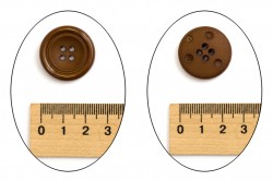 Фото 2 Ткань Пуговица пластик. №257 (26мм)