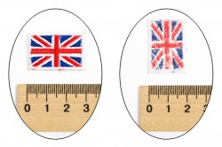 Фото 2 Ткань Апликация флаг Британии30*20мм