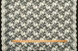 Фото 3 Ткань Гипюр с вышивкой и бисером