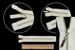 Ткань Молния Тип-4 (16см) алюминий гуртом та у роздріб