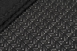 Ткань Трико Вязанный с узором мягкий оптом и в розницу